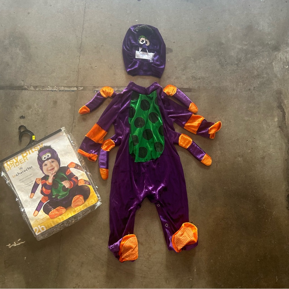Itsy Bitsy Spider Infant Costume by InCharacter | Size Medium 12-18 months